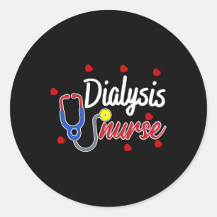 Nurse Nephrology Kidney Disease Nursing Classic Round Sticker