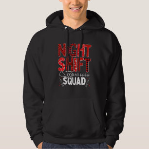 Nurse Night Shift Squad Nursing Appreciation RN CN Hoodie