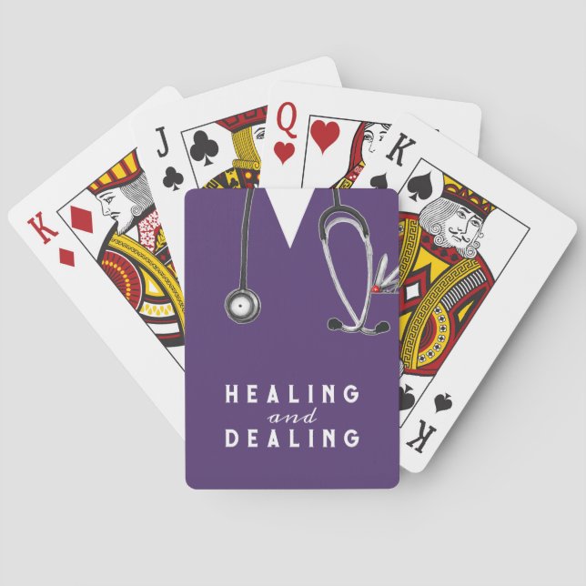 Nurse Novelty Playing Cards (Back)