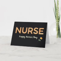 Nurse, Nurses Day, Marquee Light Bulb Letters, Ora