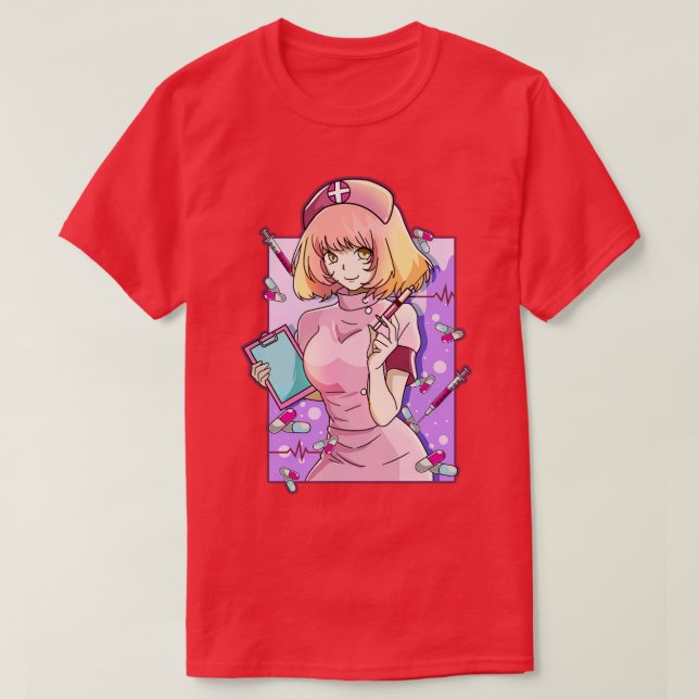 Nurse Nurses Nursing  Worker Front Line T-Shirt (Design Front)