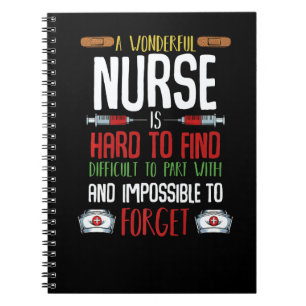 Nurse Nursing Care Profession Health Recover Medi Notebook
