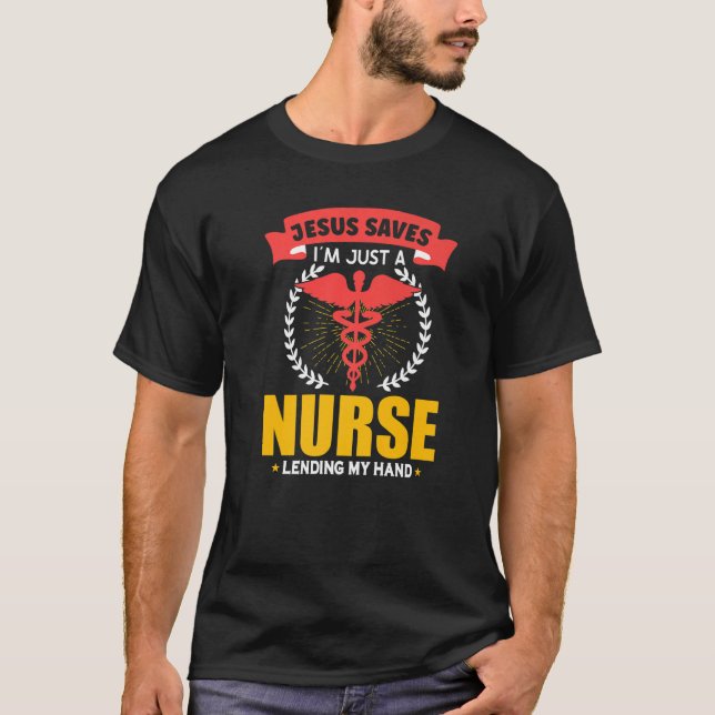 Nurse Nursing Clinic Medical Stuff Paramedic Medic T-Shirt (Front)
