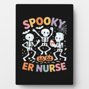 Nurse Nursing Cute Halloween Spooky Essential T-Sh Plaque