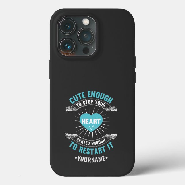 Nurse Nursing Funny Nurse Case-Mate iPhone Case (Back)