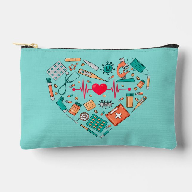 Nurse Nursing Heart Tool Accessory Pouch (Front)