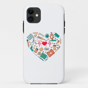 Nurse Nursing Heart Tool iPhone 11 Case