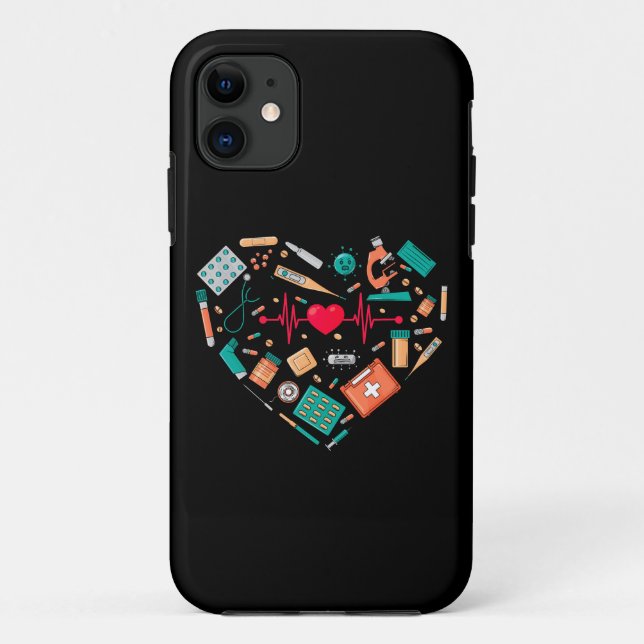 Nurse Nursing Heart Tool Case-Mate iPhone Case (Back)