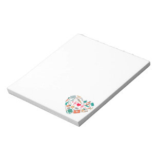 Nurse Nursing Heart Tool Notepad