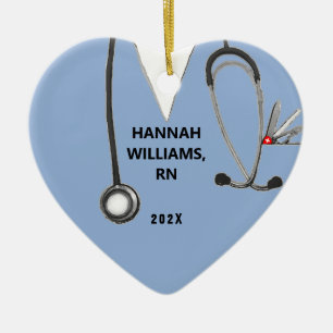 Nurse Nursing School Grad Photo Ceramic Ornament