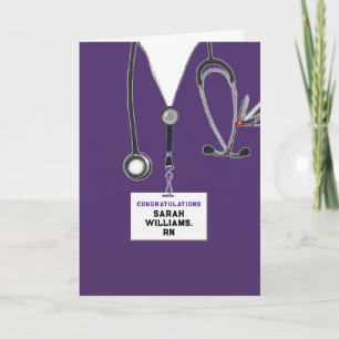 Nurse Nursing School Graduation Card
