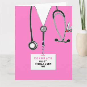 Nurse Nursing School Graduation Card