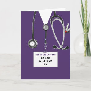 Nurse Nursing School Graduation Card
