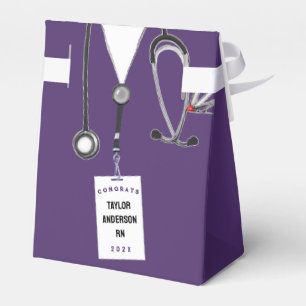 Nurse Nursing School Graduation Favour Box