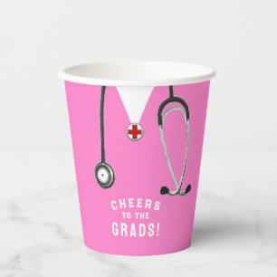 Nurse Nursing School Graduation Paper Cups