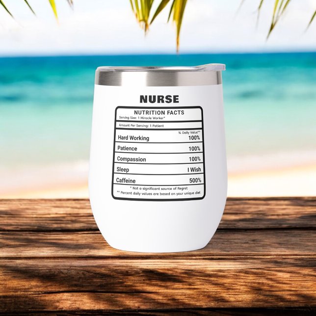 Nurse Nutrition Facts Funny (Creator Uploaded)