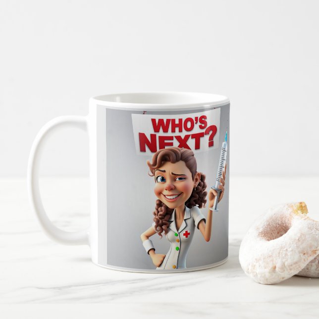 "NURSE" OCCUPATION - COFFEE MUG (With Donut)