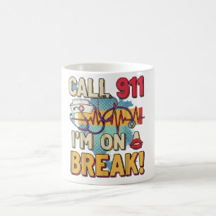 Nurse off Duty“ Kaffeetasse Coffee Mug