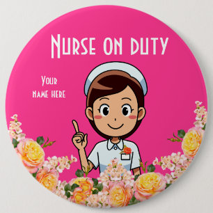 Nurse On Duty 3B Button