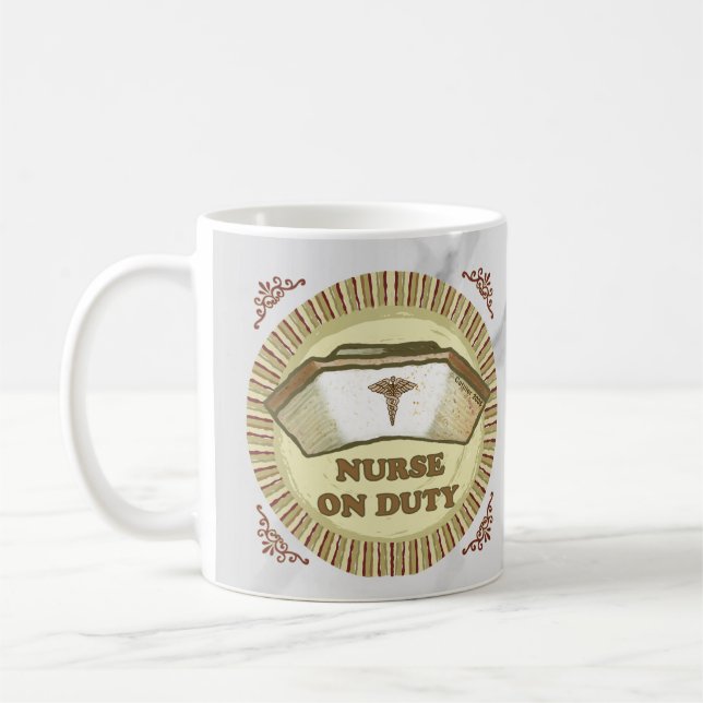 Nurse On Duty Coffee Mug (Left)