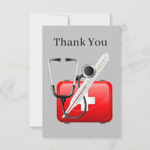 Nurse or Doctor add text Thank You Card