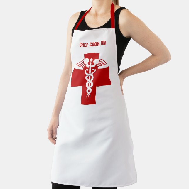 Nurse or Doctor Caduceus Apron (Insitu)