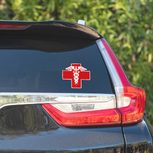 Nurse or Doctor Caduceus Cross