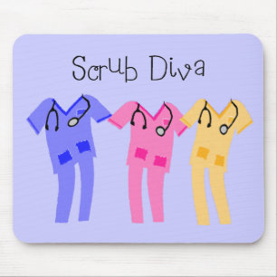 Nurse or Medical Scub Wearer gifts Mouse Pad
