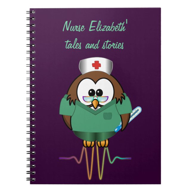 nurse owl notebook (Front)