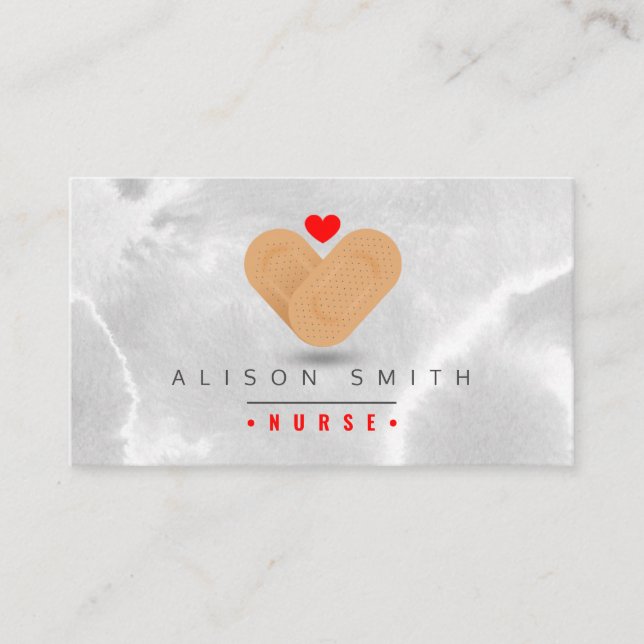 Nurse / Paediatric nurse / caregiver Business Card (Front)