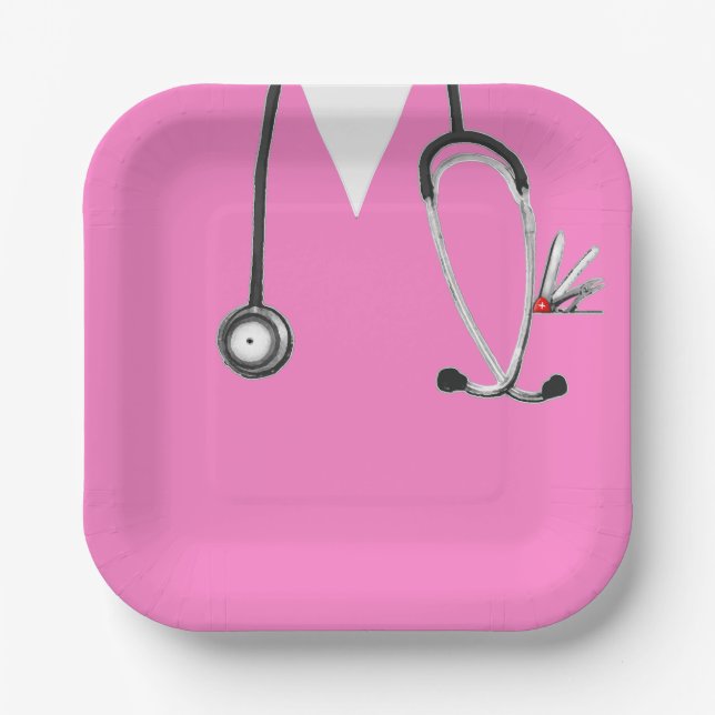 Nurse Party Paper Plate (Front)