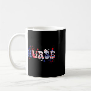 Nurse Patriotic 4th Of July Coffee Mug
