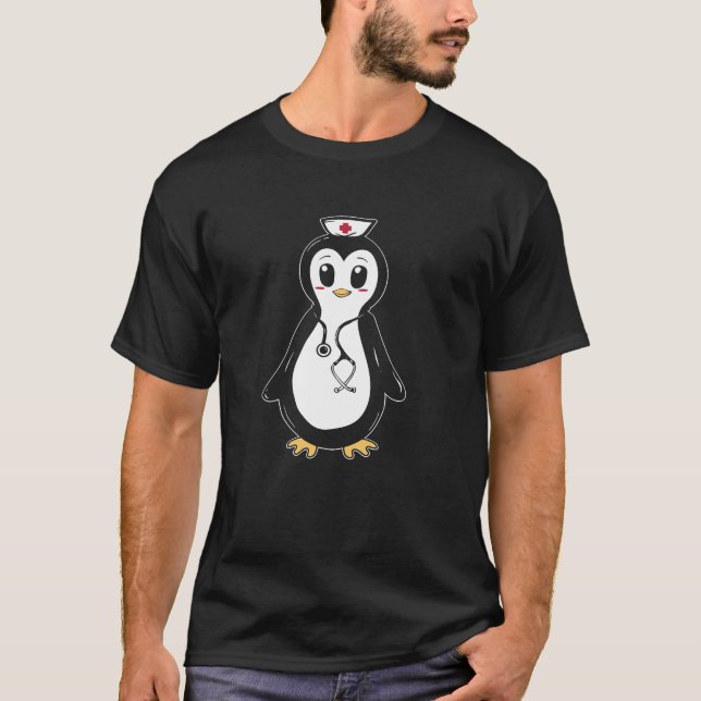 Nurse Penguin T-Shirt (Front)