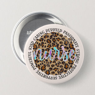 Nurse Personality Traits 7.5 Cm Round Badge