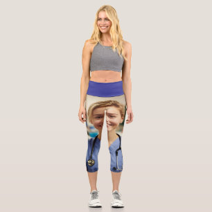 Nurse Photo Customize Personalize Capri Leggings