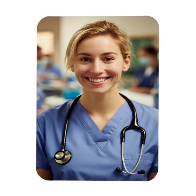 Nurse Photo Customize Personalize Magnet (Vertical)