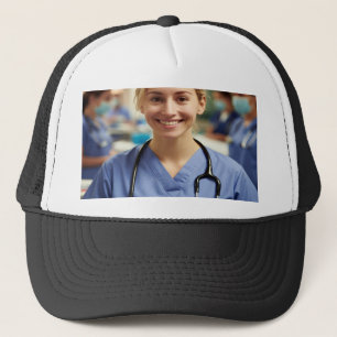 Nurse Photo Customize Personalize Trucker Hat