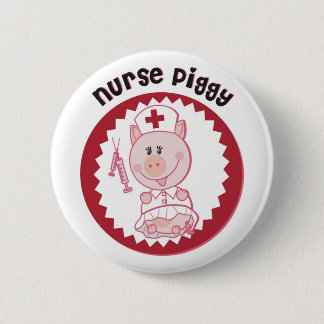 Nurse_Piggy 6 Cm Round Badge