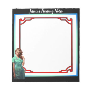 Nurse Pinup_ Don't Flatter Yourself Notepad