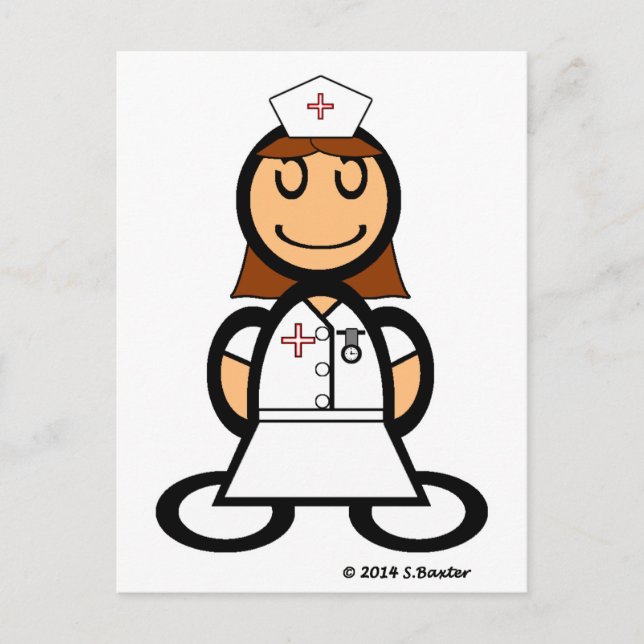 Nurse (plain) postcard (Front)