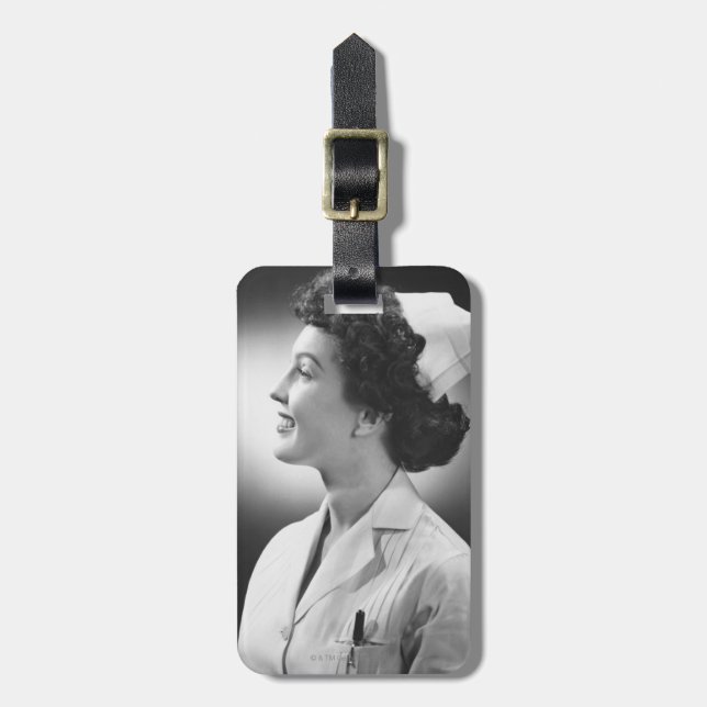 Nurse Posing Luggage Tag (Front Vertical)