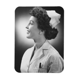 Nurse Posing Magnet
