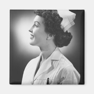 Nurse Posing Magnet