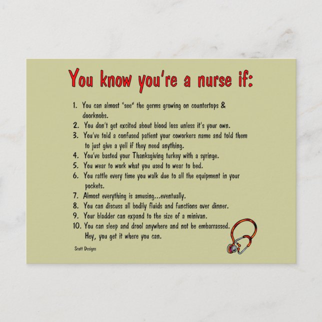 Nurse Postcard (Front)