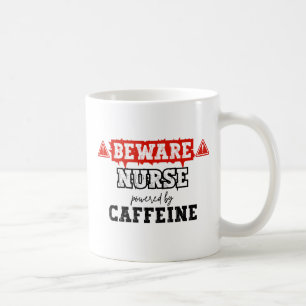 Nurse Powered By Caffeine Nurse & Healthcare Coffee Mug