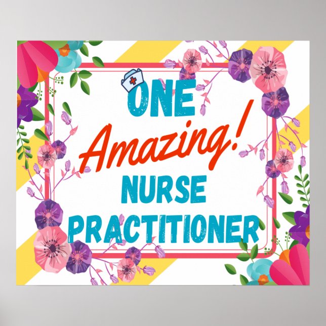 Nurse Practitioner Appreciation Gift Idea Poster (Front)