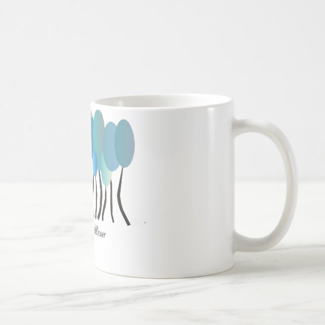 Nurse Practitioner Artsy Trees Design Gifts Coffee Mug (Right)
