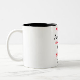 Nurse Practitioner Brains Of A Doctor Heart 2 Two-Tone Coffee Mug