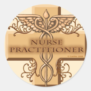 Nurse Practitioner Caduceus Sticker