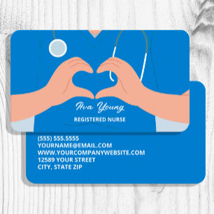 Nurse Practitioner Caregiver Business Card